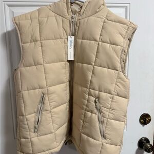 Bluivy Cream Quilted Vest
